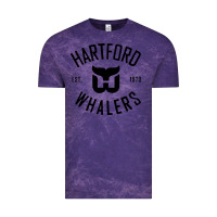 Cloud Purple hartford ice hockey 1979 Vintage Tee - linhVisuals