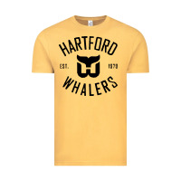 Vintage Mustard hartford ice hockey 1979 Vintage Tee - linhVisuals