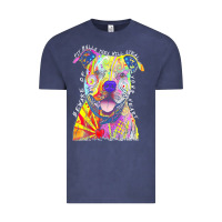 Vintage Denim pitbull t  shirt beware of pitbulls they will steal your heart t  shir Vintage Tee - linhVisuals
