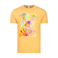 Vintage Mustard pitbull t  shirt beware of pitbulls they will steal your heart t  shir Vintage Tee - linhVisuals