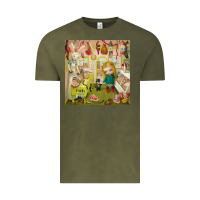 Vintage Olive Mark Ryden - The Magic Sircus Vintage Tee - linhVisuals