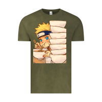 Vintage Olive Nar Manga Ruto Ramen Vintage Tee - linhVisuals