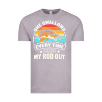 Vintage Zinc she swallows every time i bring my rod t  shirt she swallows every tim Vintage Tee - linhVisuals