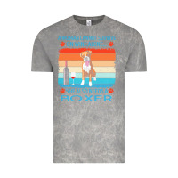 Cloud Rock boxer t  shirt a woman cannot survive on wine alone she also needs box Vintage Tee - linhVisuals