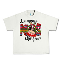 Pistachio La Mama Mos Chingona Urban Heavy Tee - texasbilliewilder