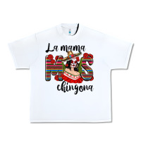 White La Mama Mos Chingona Urban Heavy Tee - texasbilliewilder