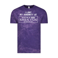 Cloud Purple i lost my virginity at shen yun 2022   t shirt Vintage Tee - linhVisuals