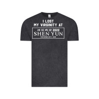 Vintage Black i lost my virginity at shen yun 2022   t shirt Vintage Tee - linhVisuals