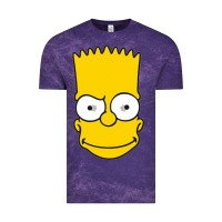 Cloud Purple kartun bart simpson mask Vintage Tee - linhVisuals