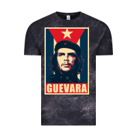 Cloud Black guevara Vintage Tee - linhVisuals