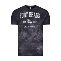Cloud Black fort bragg california ca vintage boat anchor flag design tee Vintage Tee - linhVisuals