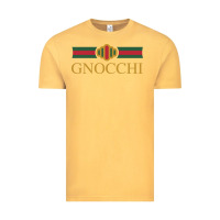 Vintage Mustard Gnocchi Classic Fashion Parody Pasta Noodles Italian Vintage Tee - linhVisuals
