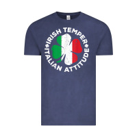 Vintage Denim irish temper italian attitude t shirt st patrick's day t shirt Vintage Tee - linhVisuals