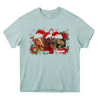 Arona christmas horses Heavy Core Tee - MaliasSmallBusiness