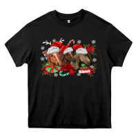 Black christmas horses Heavy Core Tee - MaliasSmallBusiness