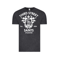 Vintage Black saints row 3 tribute emblem Vintage Tee - linhVisuals