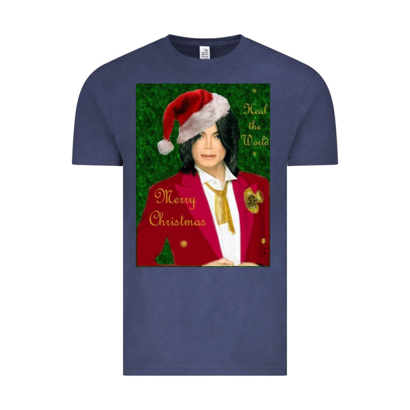 Merry Christmas Heal The World Michael Jackson Vintage Tee by linhVisuals | Teevron