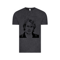 Vintage Black jeff buckley 90s style fan art Vintage Tee - linhVisuals