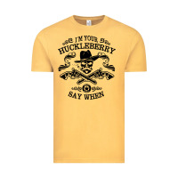 Vintage Mustard im your huckleberry Vintage Tee - linhVisuals