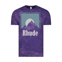 Cloud Purple Rhude Adventure Vintage Tee - linhVisuals
