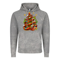 Cloud Rock Christmas Feliz Navidad sombrero tree Vintage Hoodie - NancyCooperArtShop