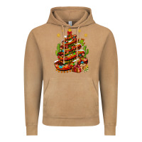 Vintage Camel Christmas Feliz Navidad sombrero tree Vintage Hoodie - NancyCooperArtShop