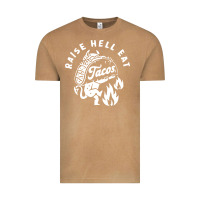 Vintage Camel Raise Hell Eat white Vintage Tee - linhVisuals
