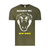 Vintage Olive against me wave tour 2022 Vintage Tee - linhVisuals