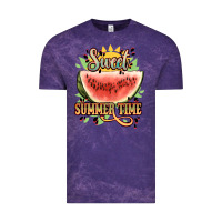 Cloud Purple sweet summer time watermelon Vintage Tee - NancyCooperArtShop