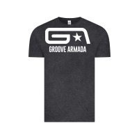 Vintage Black GROOVE ARMADA NORTHERN STAR Vintage Tee - linhVisuals