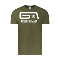 Vintage Olive GROOVE ARMADA NORTHERN STAR Vintage Tee - linhVisuals