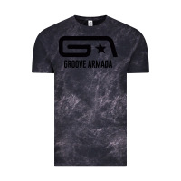 Cloud Black GROOVE ARMADA Vintage Tee - linhVisuals