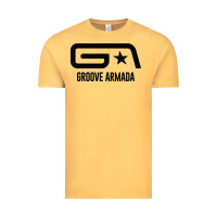 Vintage Mustard GROOVE ARMADA Vintage Tee - linhVisuals