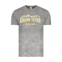 Cloud Rock grand teton national park est 1929 vinage wyoming mountains graphic Vintage Tee - linhVisuals