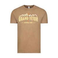 Vintage Coffee grand teton national park est 1929 vinage wyoming mountains graphic Vintage Tee - linhVisuals