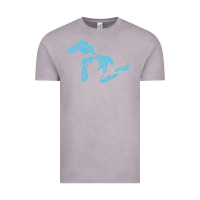 Vintage Zinc great lakes of michigan Vintage Tee - linhVisuals