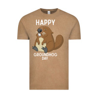 Vintage Coffee happy groundhog day respect the shadow funny spring prediction holiday Vintage Tee - linhVisuals