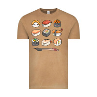 Vintage Camel happy sushi kawaii anime japanese food lover funny illustration gift Vintage Tee - linhVisuals