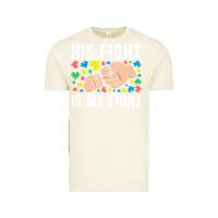 Vintage Arctic his fight is my fight autism dad mom fist bump cute supportive awarene Vintage Tee - linhVisuals