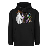 Black Boo Haw Heavyweight Hoodie - CowhideDigitalArt