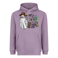 Lavender Boo Haw Heavyweight Hoodie - CowhideDigitalArt