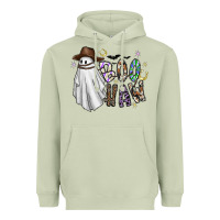 Matcha Boo Haw Heavyweight Hoodie - CowhideDigitalArt