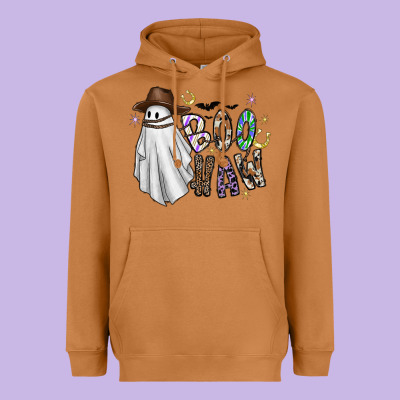 Boo Haw Heavyweight Hoodie Designed By Cowhidedigitalart
