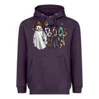 Plum Boo Haw Heavyweight Hoodie - CowhideDigitalArt