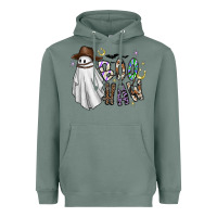 Sage Boo Haw Heavyweight Hoodie - CowhideDigitalArt