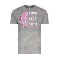 Cloud Rock i know i play basketball like a girl try to keep up funny gift for gir Vintage Tee - linhVisuals