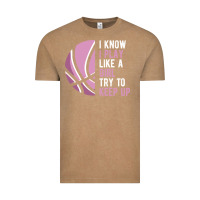 Vintage Coffee i know i play basketball like a girl try to keep up funny gift for gir Vintage Tee - linhVisuals