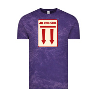 Cloud Purple this way up Vintage Tee - linhVisuals