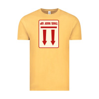 Vintage Mustard this way up Vintage Tee - linhVisuals