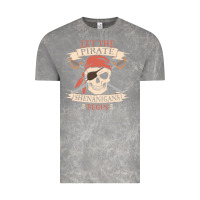 Cloud Rock let the pirate shenanigans begin skull vintage pirate skeleton hallowe Vintage Tee - linhVisuals
